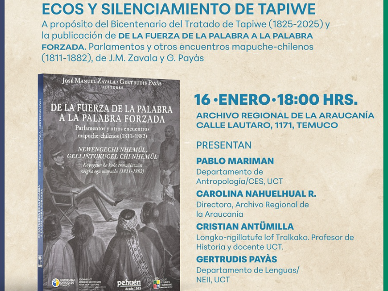 Charla Ecos y Silenciamiento de Tapiwe