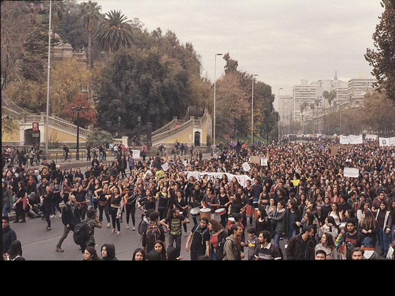 Marcha por una Educación No Sexista, Santiago, 16-05-2018. Donación Red de Historiadoras Feministas- Joaquín Pinto.