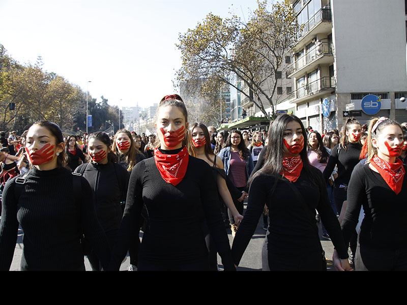 Marcha por una Educación No Sexista, Santiago, 06-06 2018. Donación Miguel Carrasco.