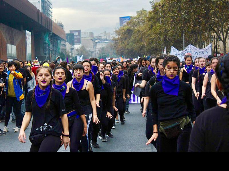 Marcha por una Educación No sexista, Santiago, 2018. Donación Red de Historiadoras Feministas.