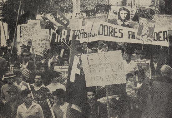 Marcha de personas.