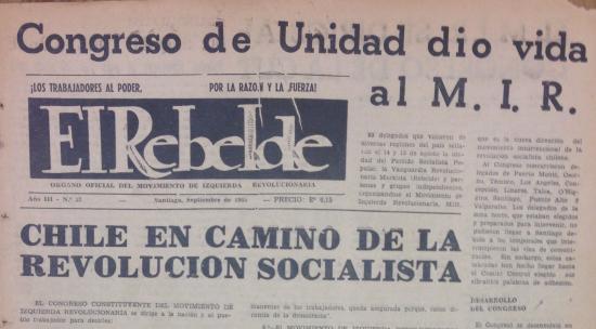 Revista El Rebelde.